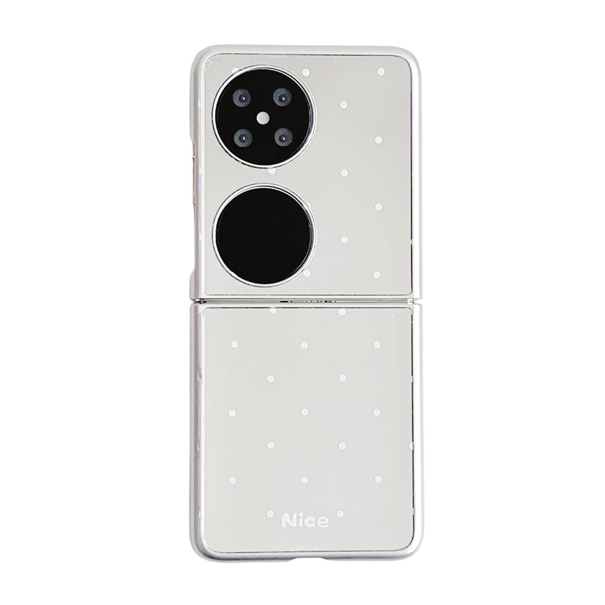 Mirror Polka Dot PC Case For Huawei P50 Pocket