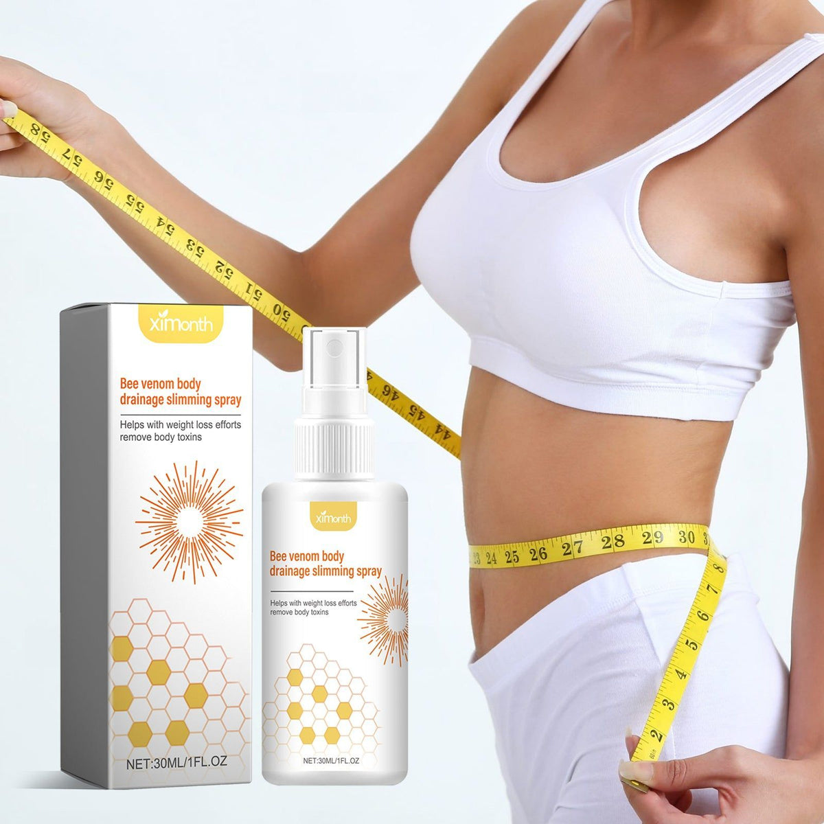 Body Shaping Spray, Slimming, Fat Burner, Lymphatic Detox, Toning, Fast Results ,30ml