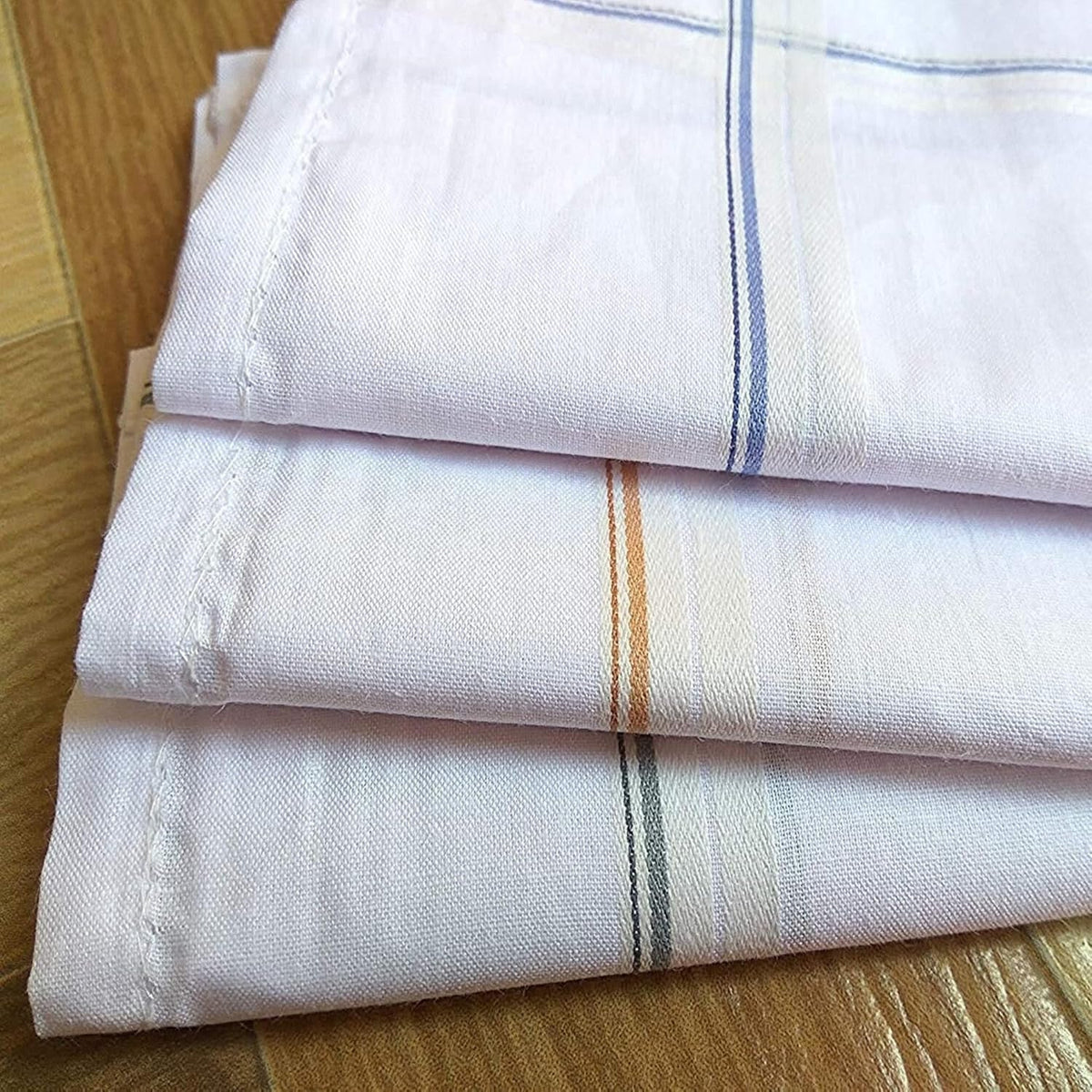Set of 24 Cotton Hankies for Men Handkerchief Collection