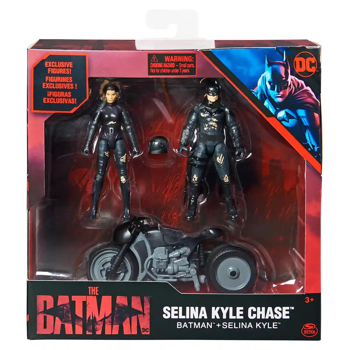DC Batman Movie Selina Kyle Bike w/2 4"Figs