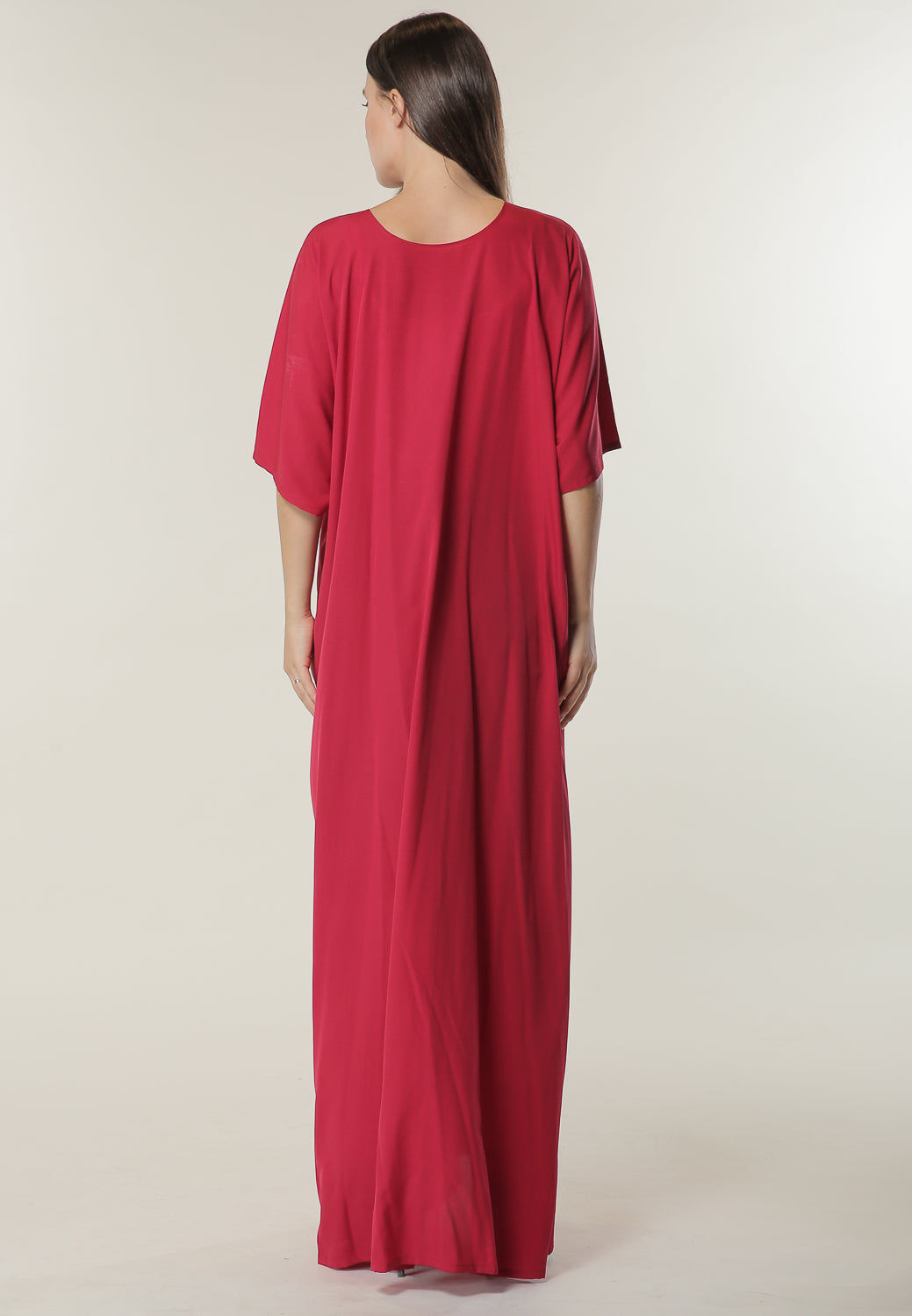 MOiSTREET Red Under Abaya