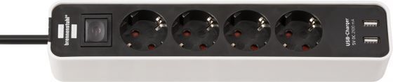 BRENNENSTUHL 1153240026 ECOLOR 4 SOCKET WITH USB