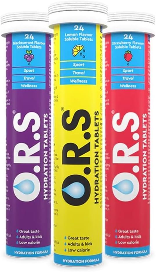 O.R.S Strawberry 24s + ORS Lemon 24s + ORS Blackcurrant 24s