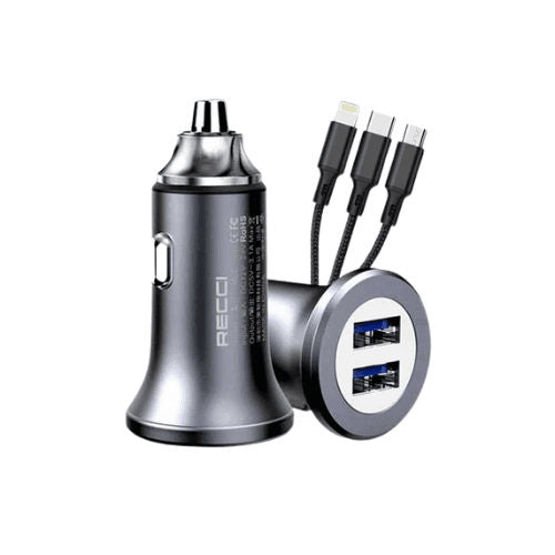 RECCI 3 IN 1 CABLE CAR CHARGER KIT