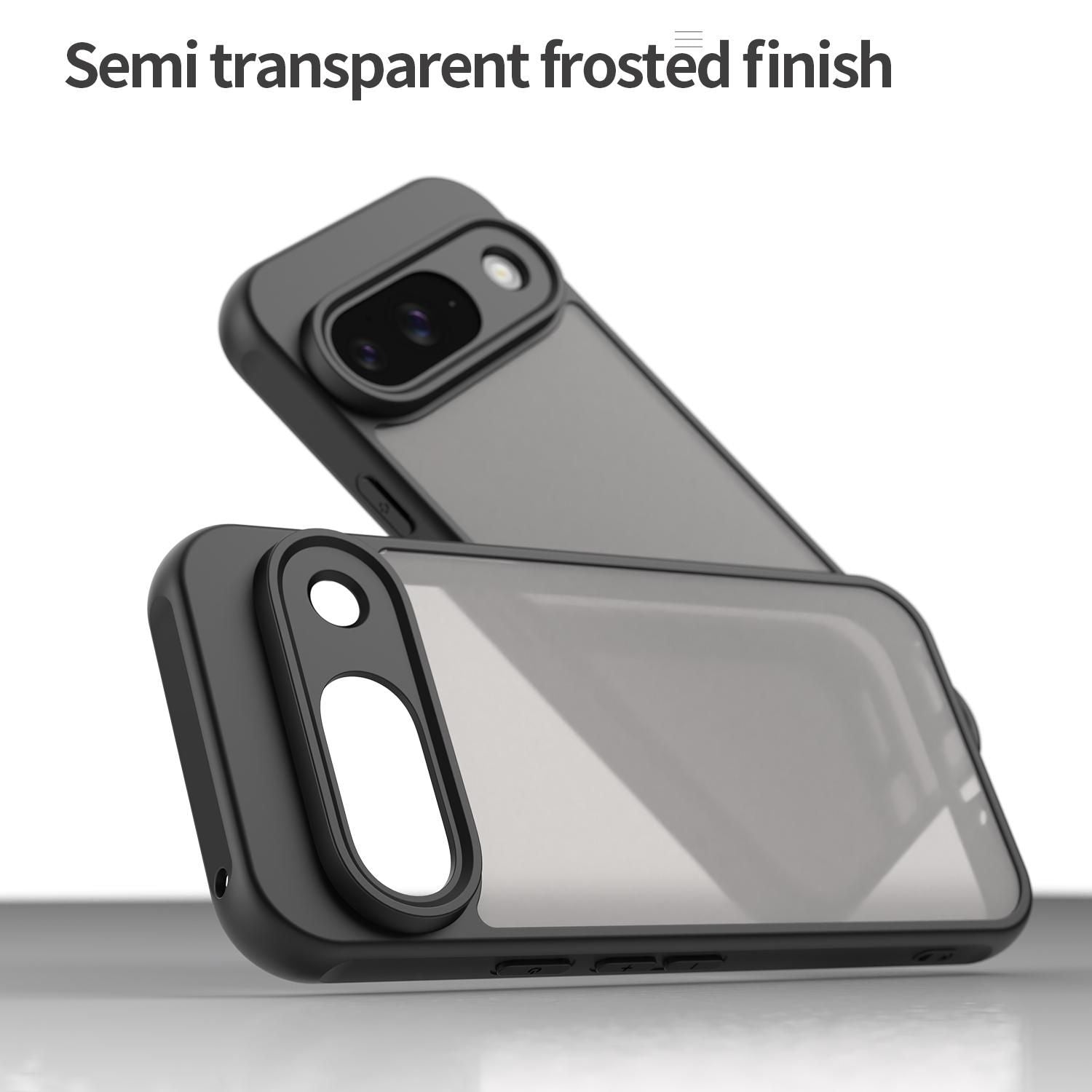 TPU Hybrid PC Frosted Phone Case For Google Pixel 9