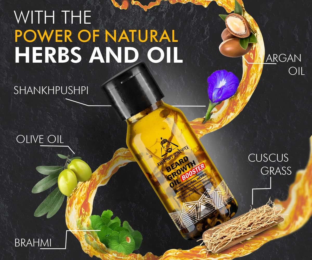 Urban Gabru Beard Booster Growth Oil for Men 60 ml