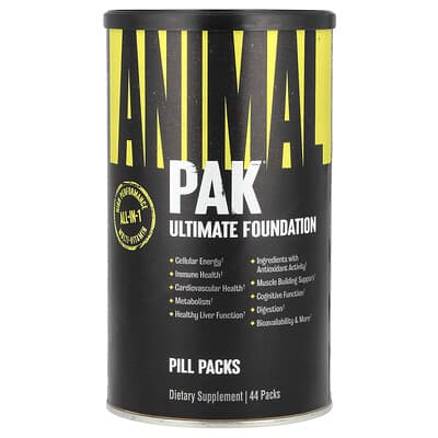 UNIVERSAL ANIMAL PAK 44 PACKS LIMITED FOUNDATION