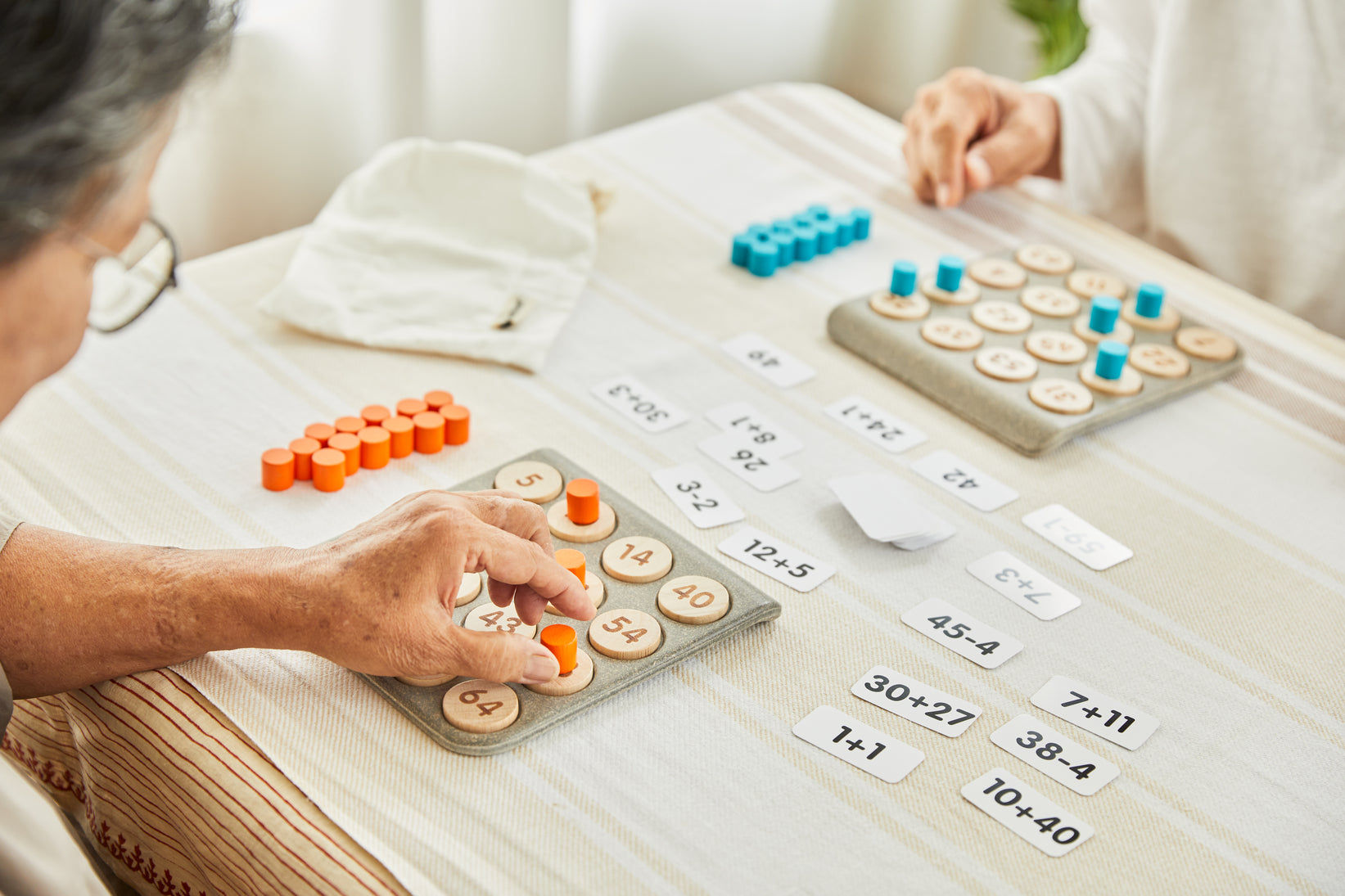 PlanToys Math Bingo — Wooden Educational Game