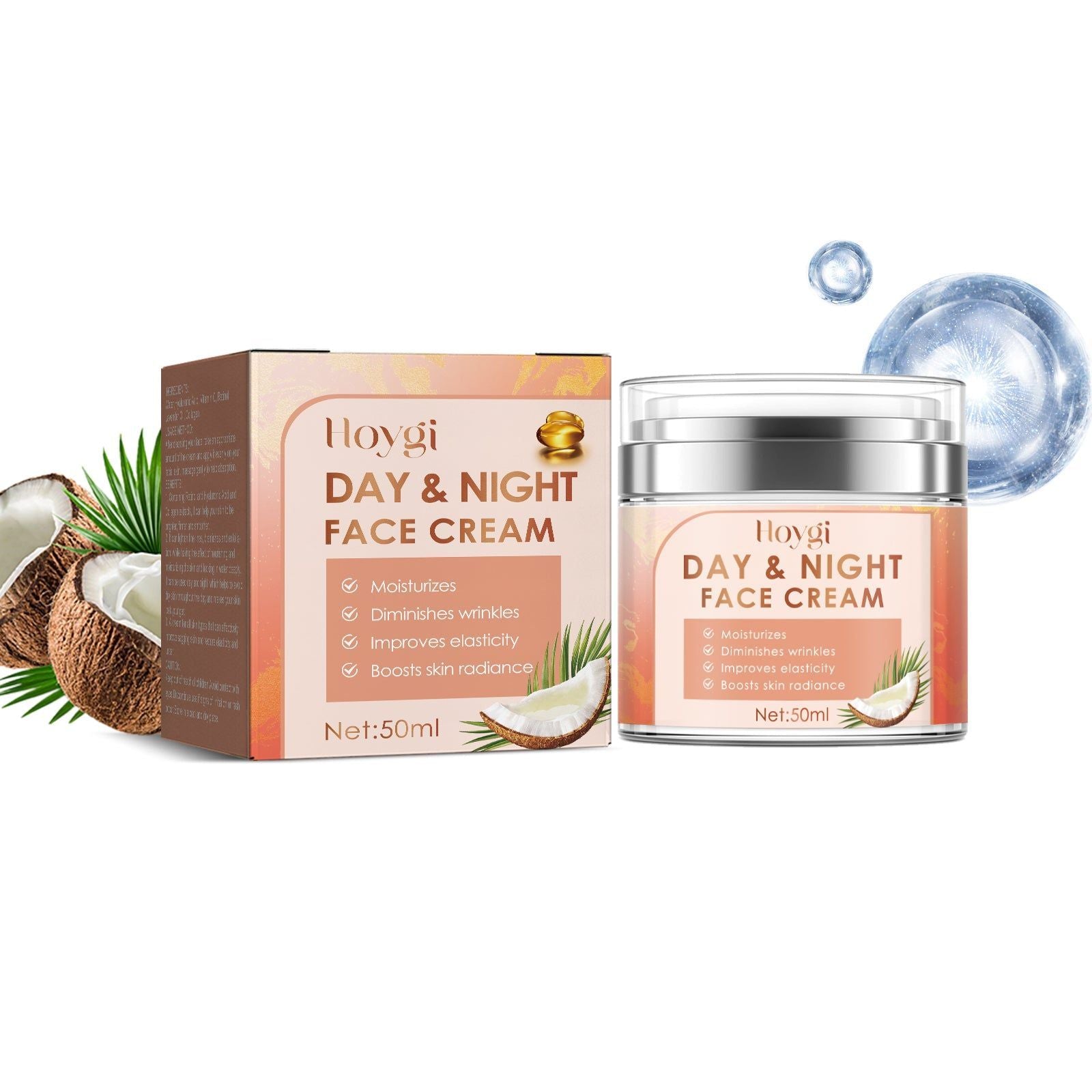 Youthful Glow Face Cream, Fade Fine Lines, Brighten Skin, Hydrating, Anti-Aging ,50ml