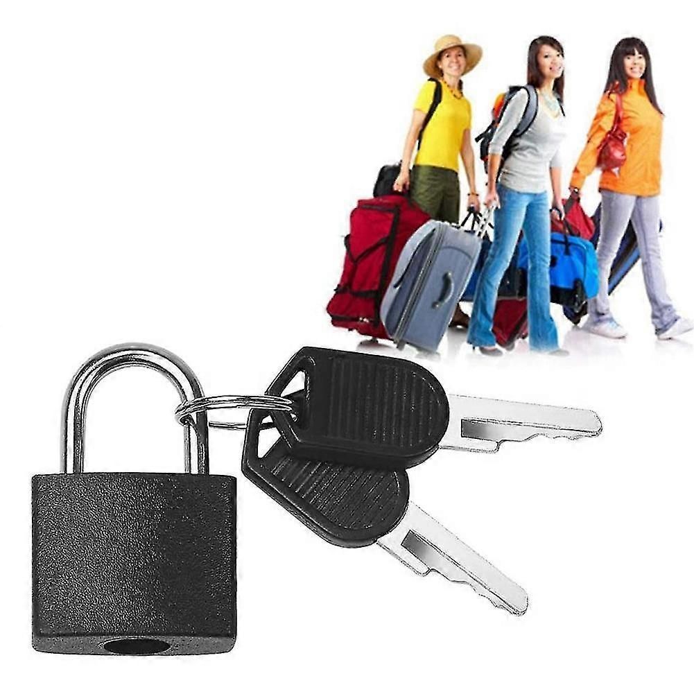 8 Pack Small Colorful Padlocks with Keys for Luggage & Gym