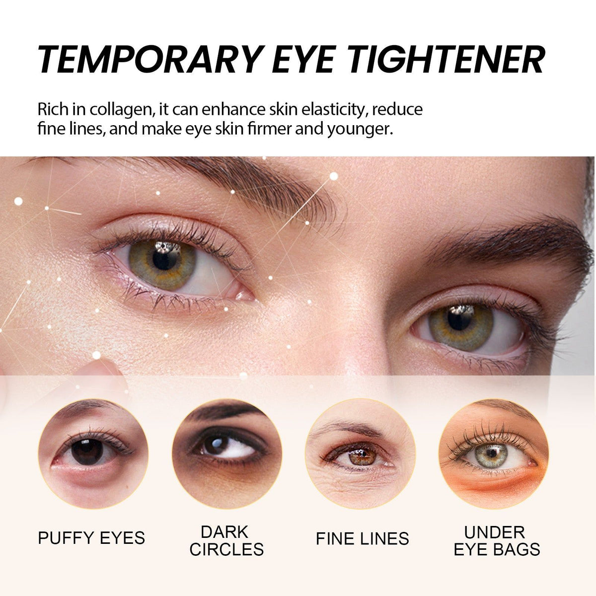 Revitalize & Moisturize Eye Skin, Reduce Dark Circles, Fine Lines, Crow's Feet ,30ml