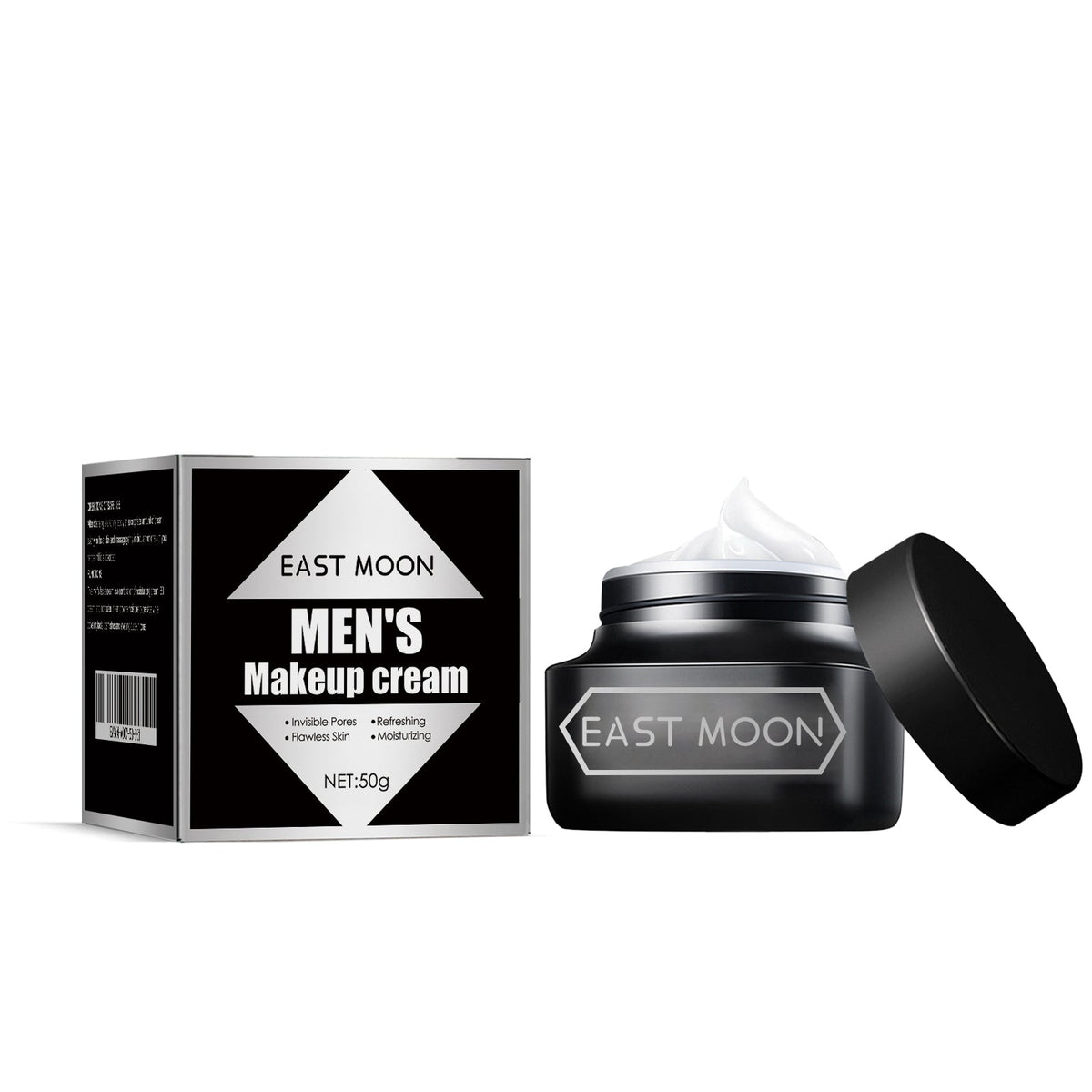 Men's Brightening Face Cream, Hydrating, Acne Cover, Moisturizer, Natural Glow ,50g