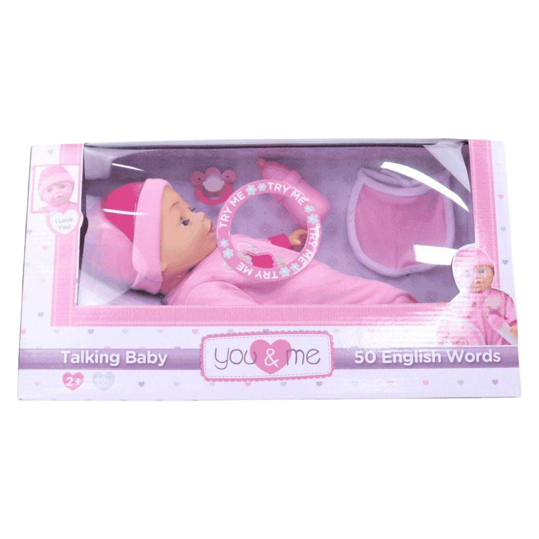 Bambolina Talking Baby Doll, 40cm