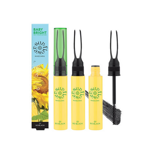 Sunflower Mascara 5g Baby Bright (M) 01 So Black