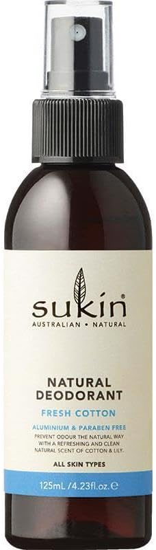 Sukin Natural Deodorant Fresh Cotton 125Ml