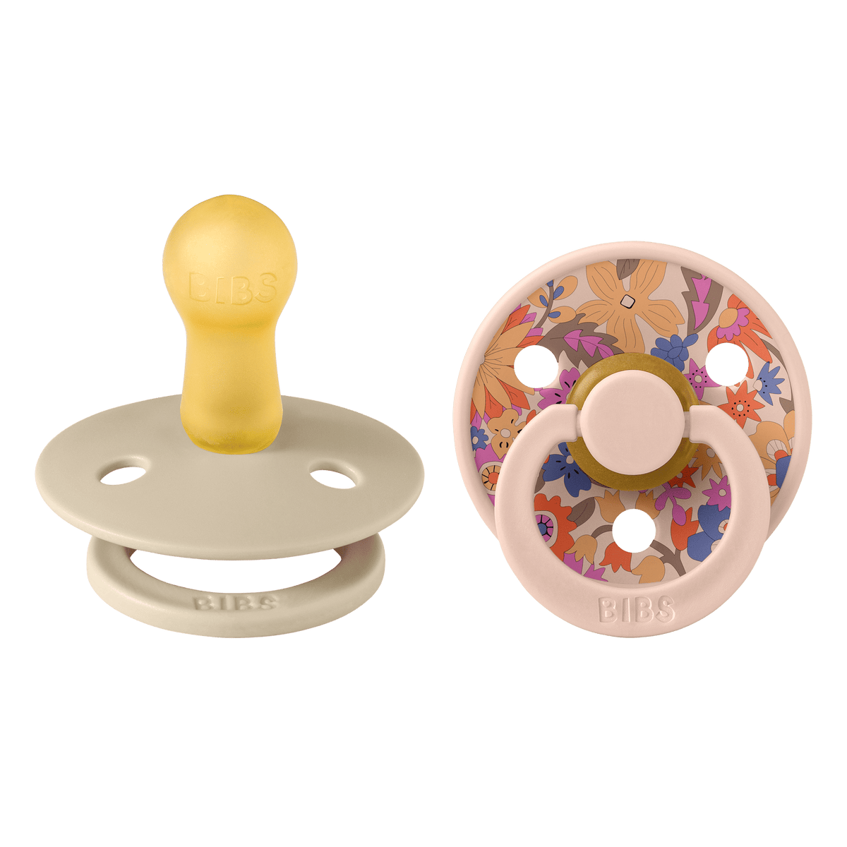 Bibs x Liberty 2 PACK Colour June Blossom Latex Size 2 Blush Mix