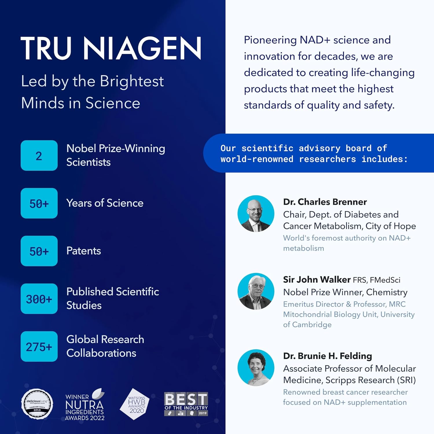 TRU NIAGEN - Patented Nicotinamide Riboside NAD+ Supplement. NR Supports Cellular Energy Metabolism & Repair, Vitality, Healthy Aging of Heart, Brain & Muscle - 30 Servings / 30 Capsules - Pack of 3