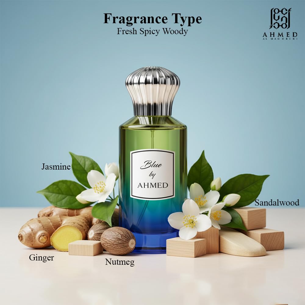 Ahmed Al Maghribi Blue by Ahmed Eau De Parfum, 100ml
