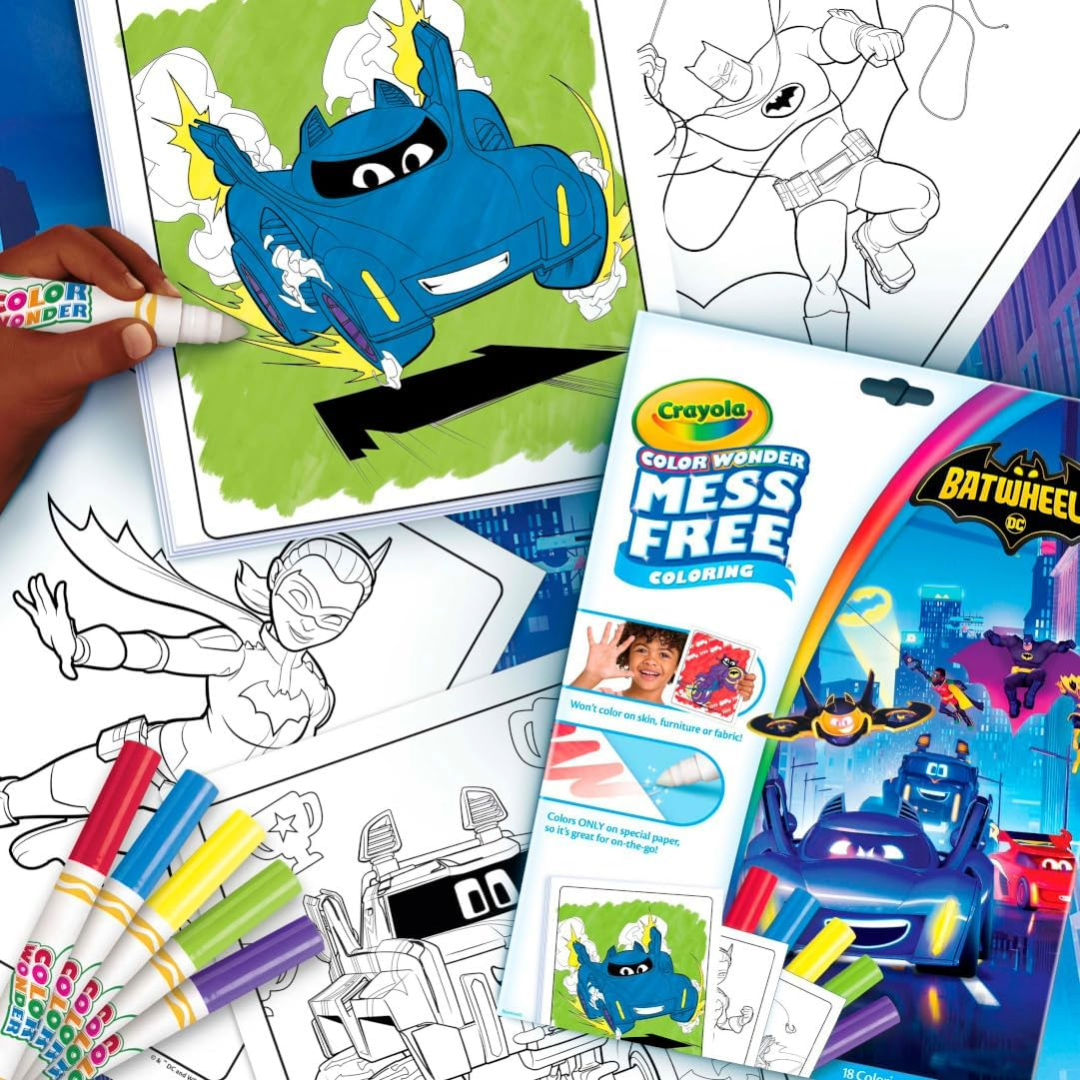 Crayola DC Batwheels Color Wonder Mess Free Coloring Set