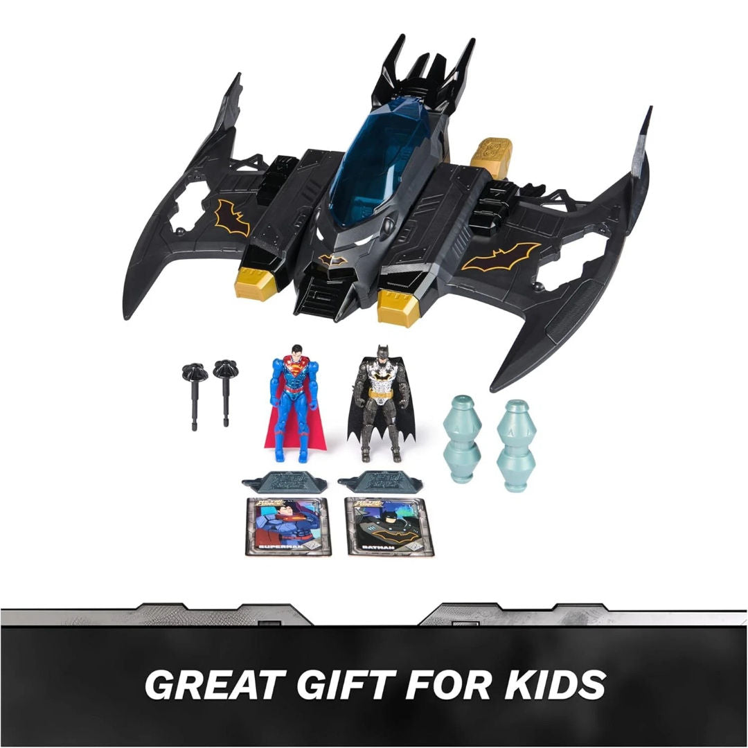 DC Metal Force Transforming Batwing Action Figures Set, For Age 4+ Years