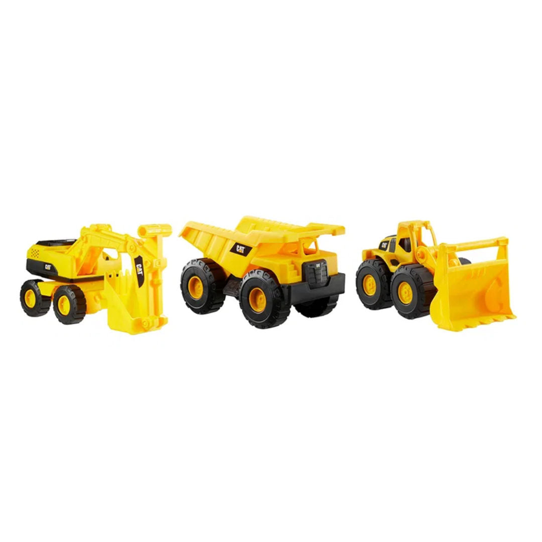 CAT Mini Crew Vehicles 3 Pack, 2+ years