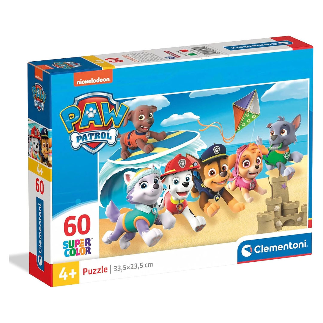 Clementoni PAW PATROL SUPERCOLOR Puzzle, 60 Pieces