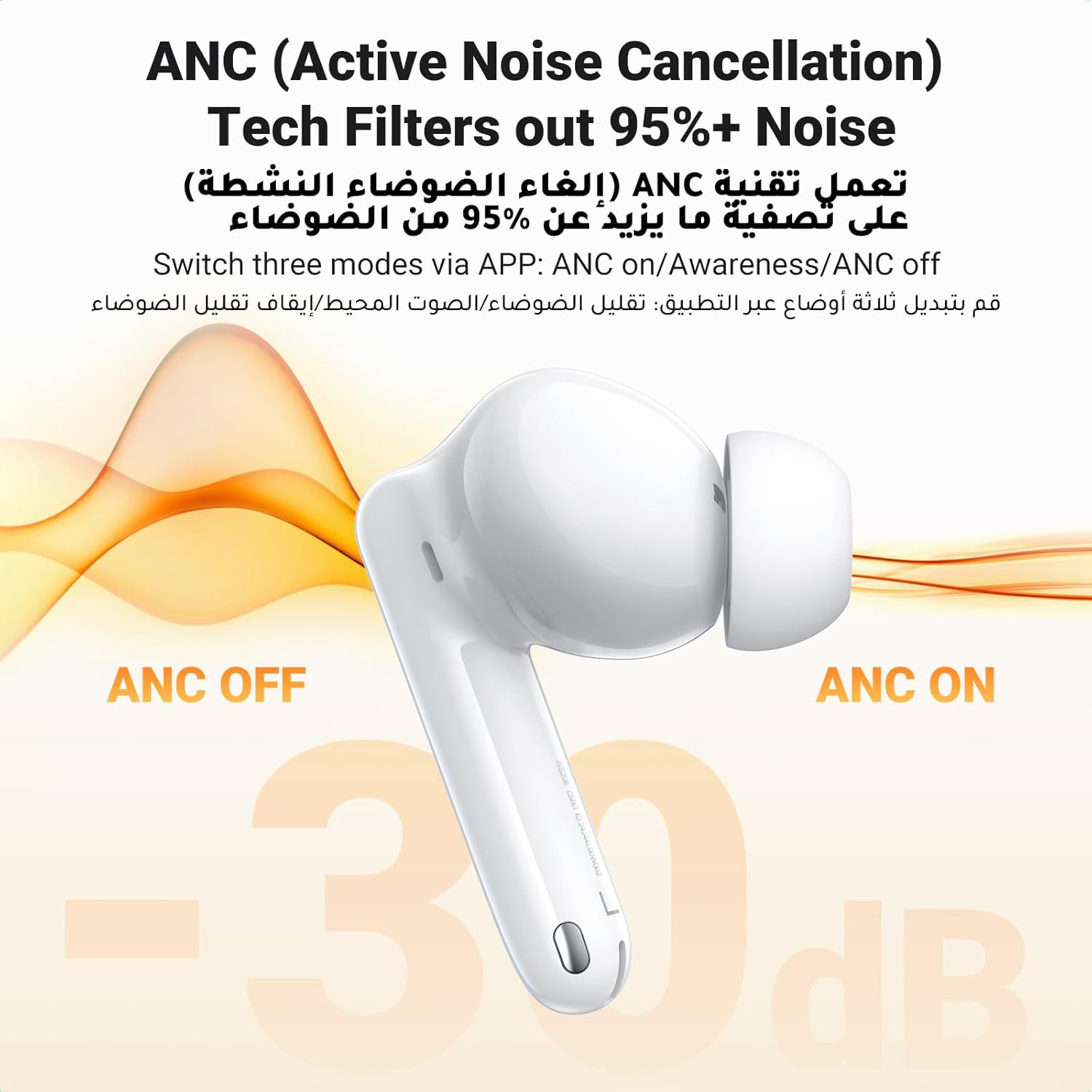 UGREEN HiTune T3 Pro Active Noise Cancelling True Wireless Earbuds