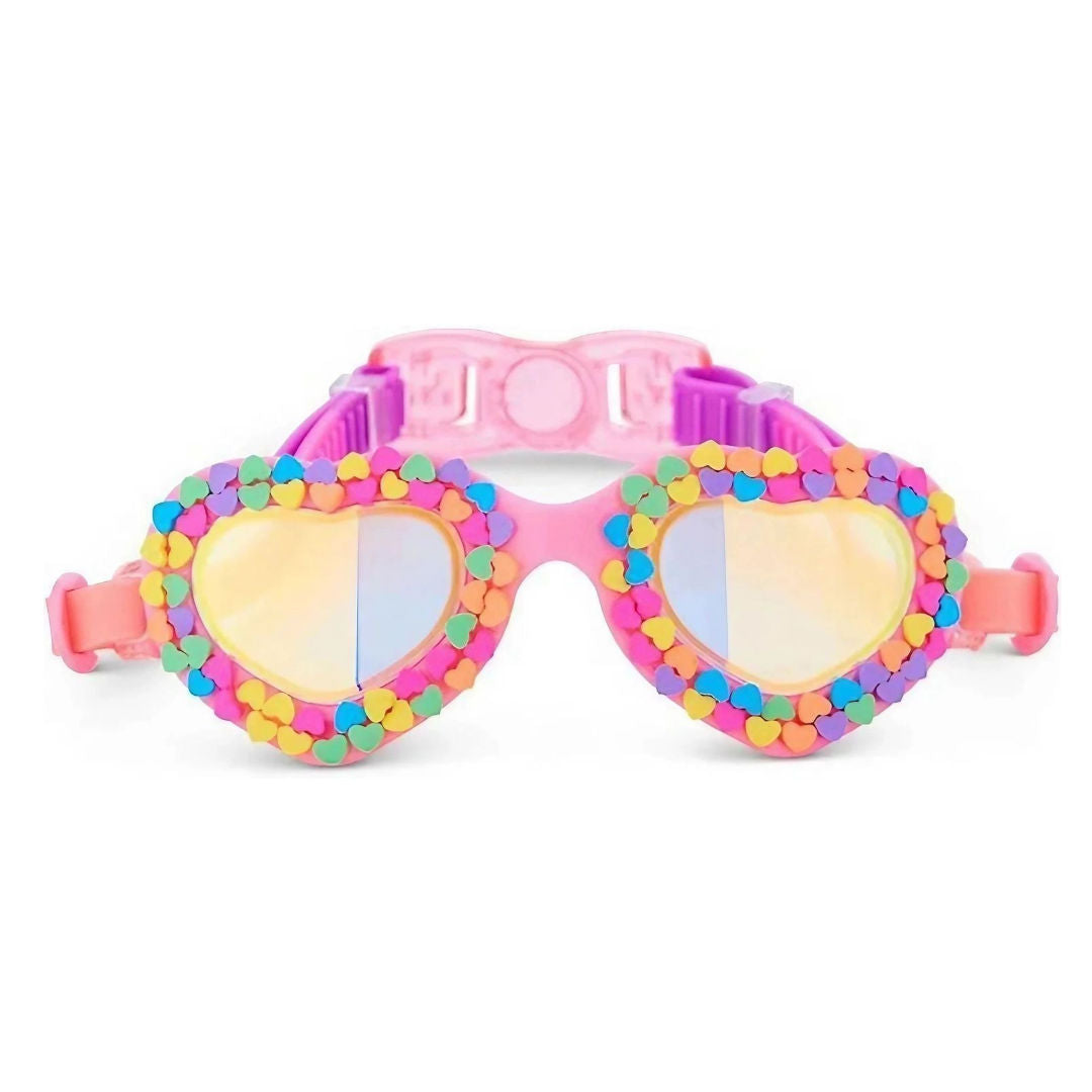 Bling2O Be True Pink Candy Heart Swim Goggles Pink, 3+ years