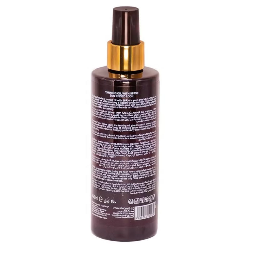 St. Moritz Sun Kiss Tanning Oil SPF 30, 250ml