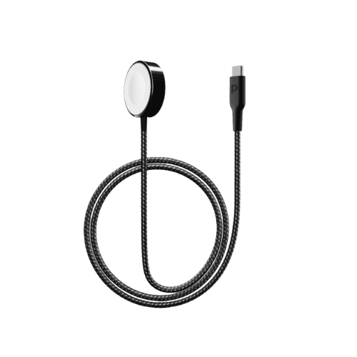 Powerology Braided Type-C Watch Charger 5W 1.2m
