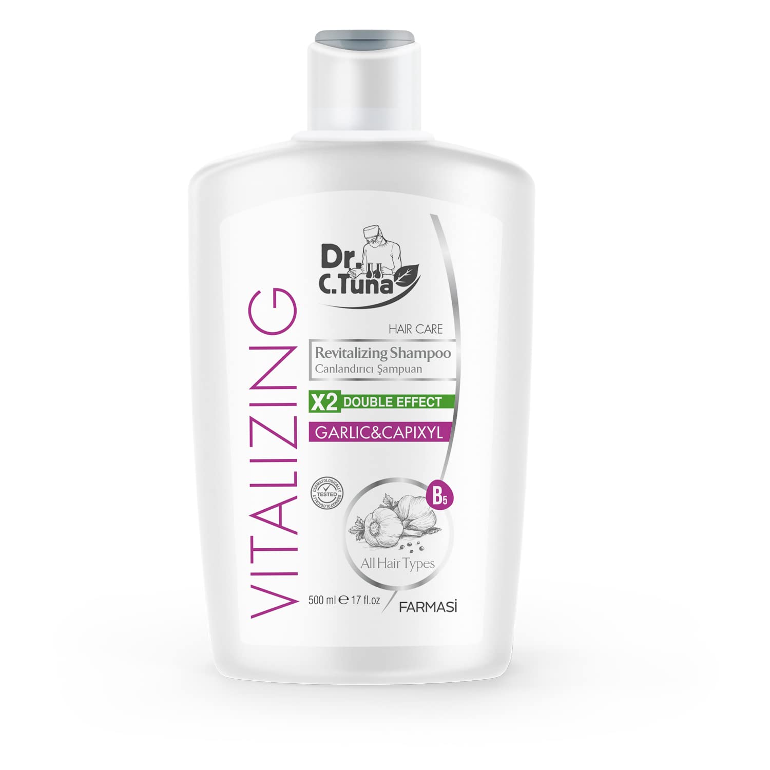 Farmasi Dr. C. Tuna Vitalizing Garlic Shampo, 500ml