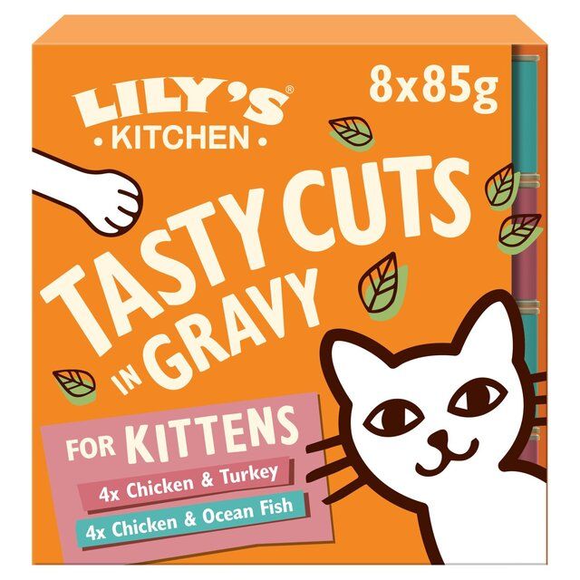 Lily's Kitchen Tasty Cuts in Gravy for Kittens Multipack 8X85G