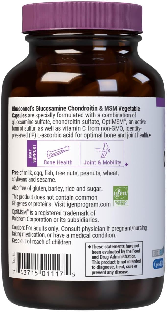 BlueBonnet GLUCO+CHOND+MSM 60S
