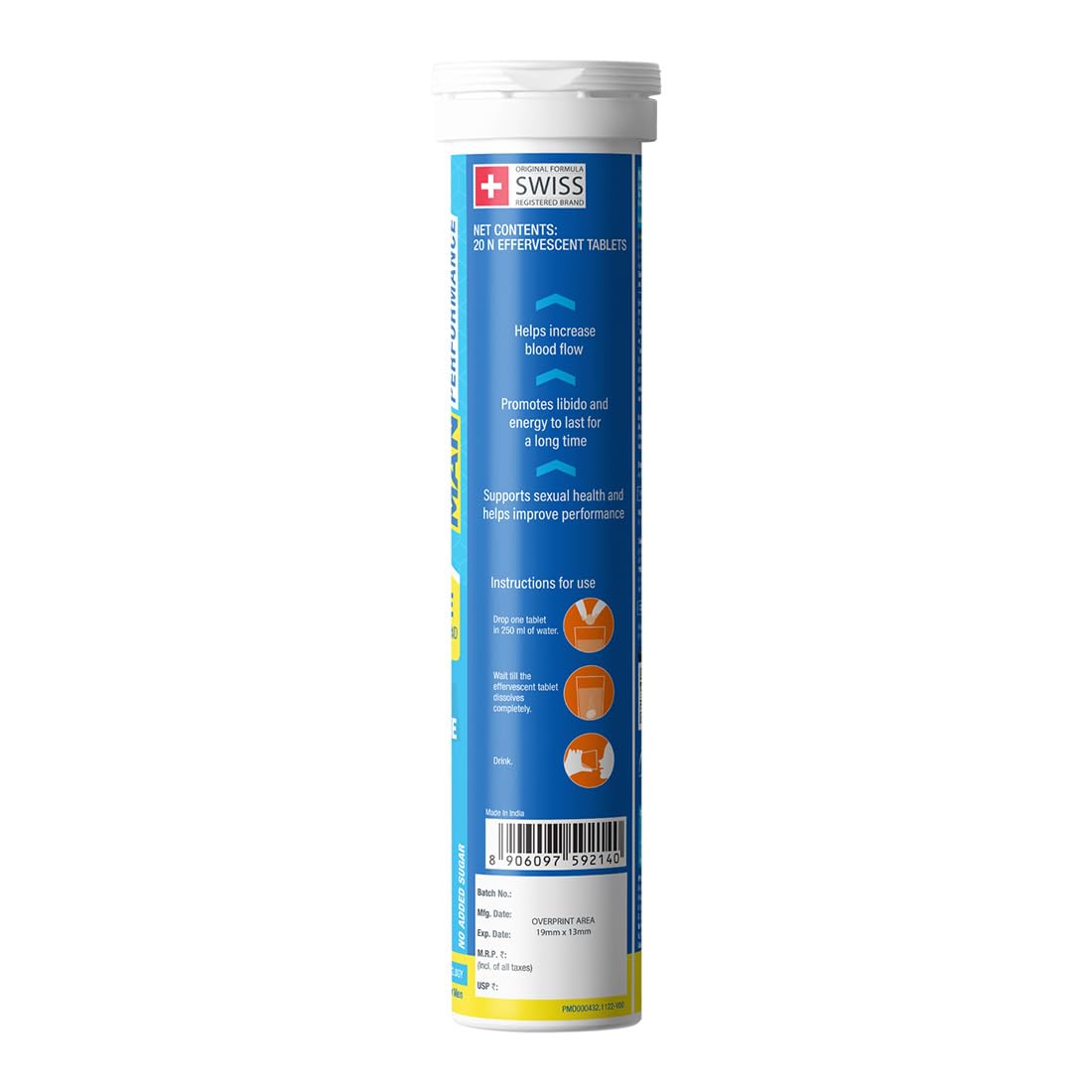 Fast & up Man Performance - Enhanced Performance- Orange