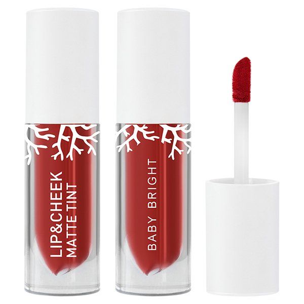 LIP & CHEEK MATTE TINT 2.4G BABY BRIGHT (M) #19 POMEGRANATE (Y2022)