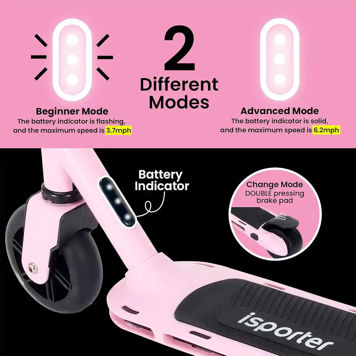 G2 Kids Electric Scooter_Pink