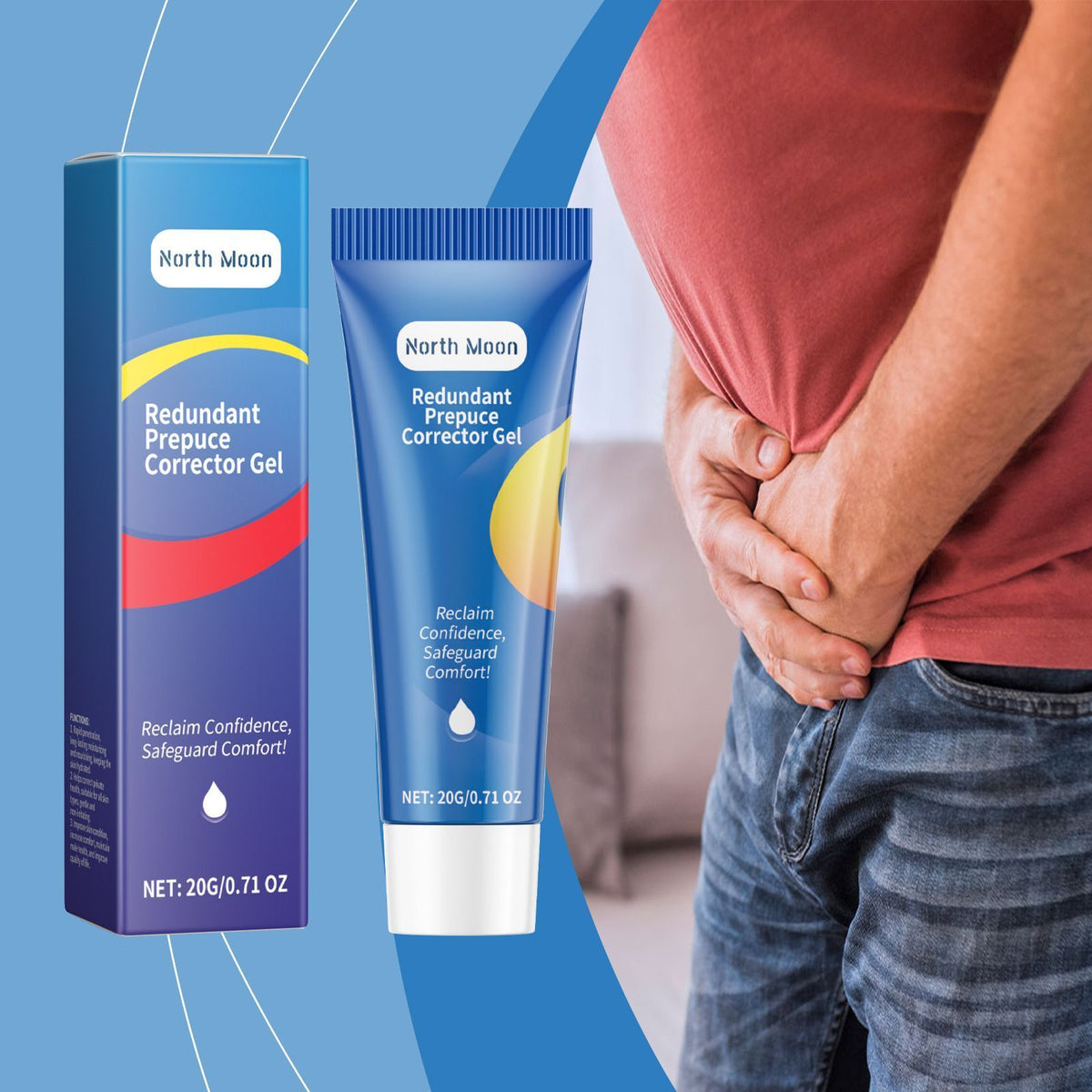 20g Mens Herbal Gel with Moisturizing and Soothing