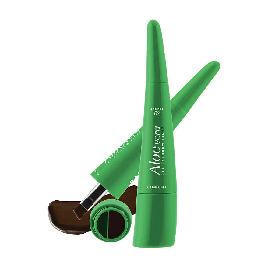 Aloe Vera Gel Eyebrow Liner 0.6g Baby Bright (M) 02 Dark Brown Clay