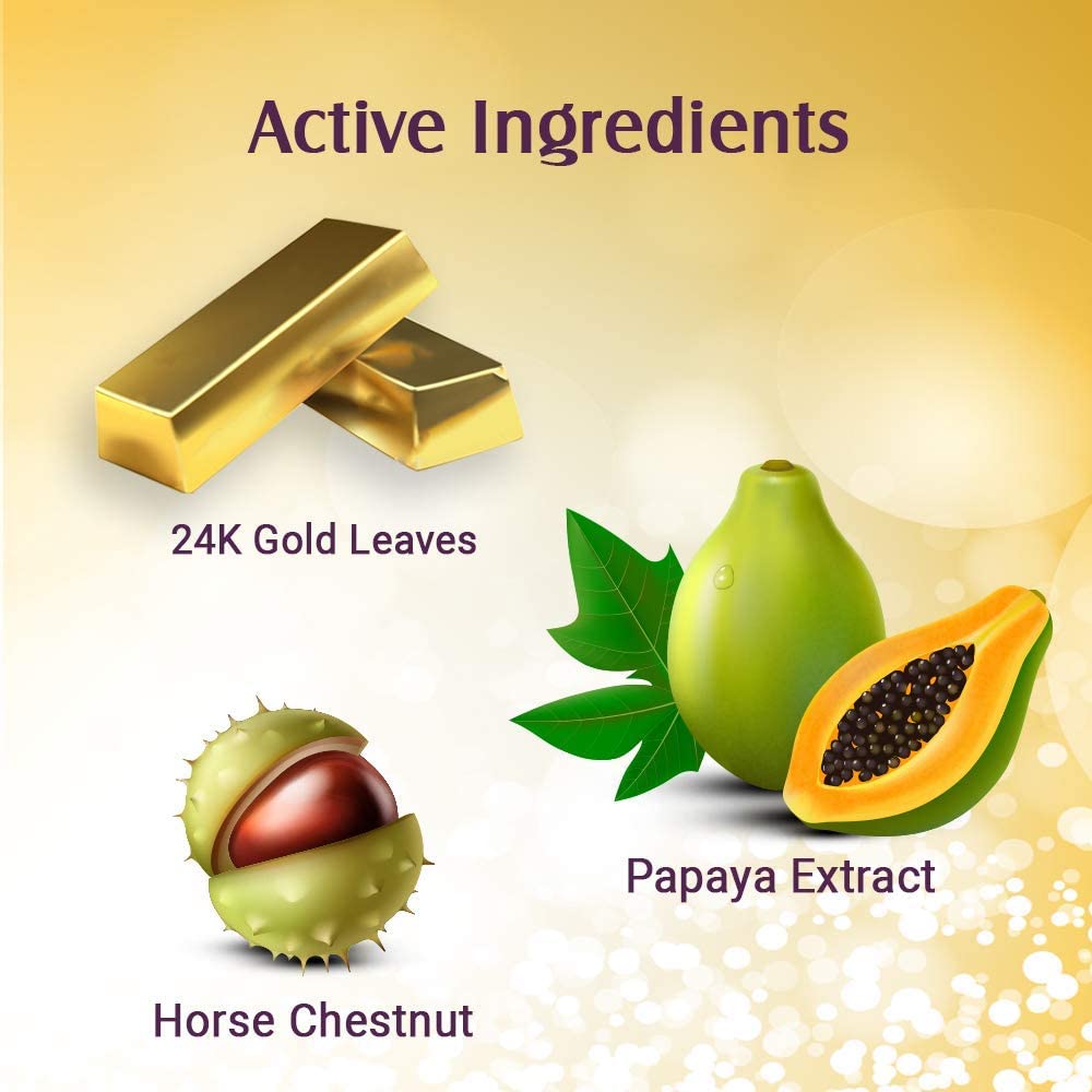 Lotus Herbals Radiant Gold Cellular Glow 1 Facial Kit