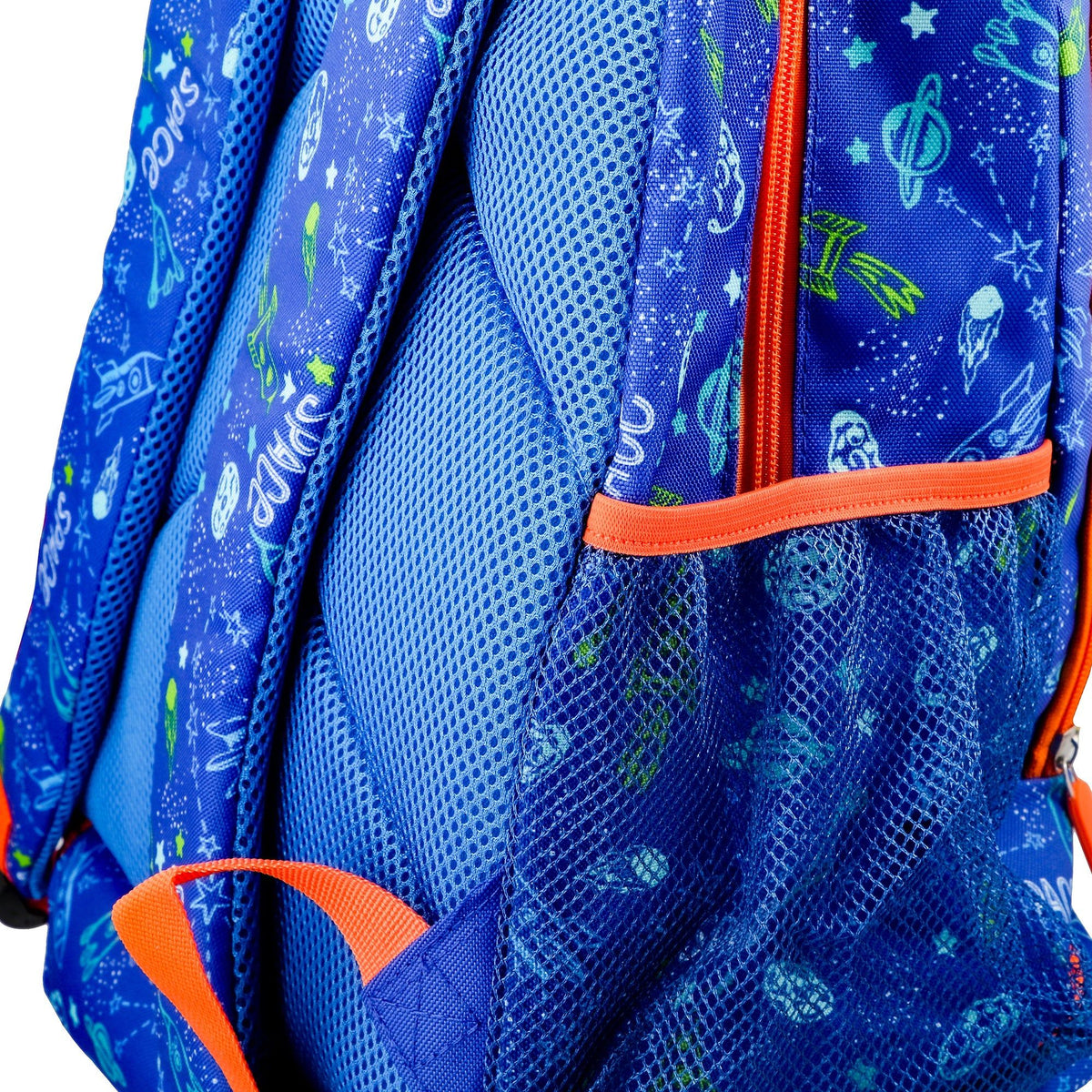 Elite Kids School Backpack, Space Astronaut Planet Print Design