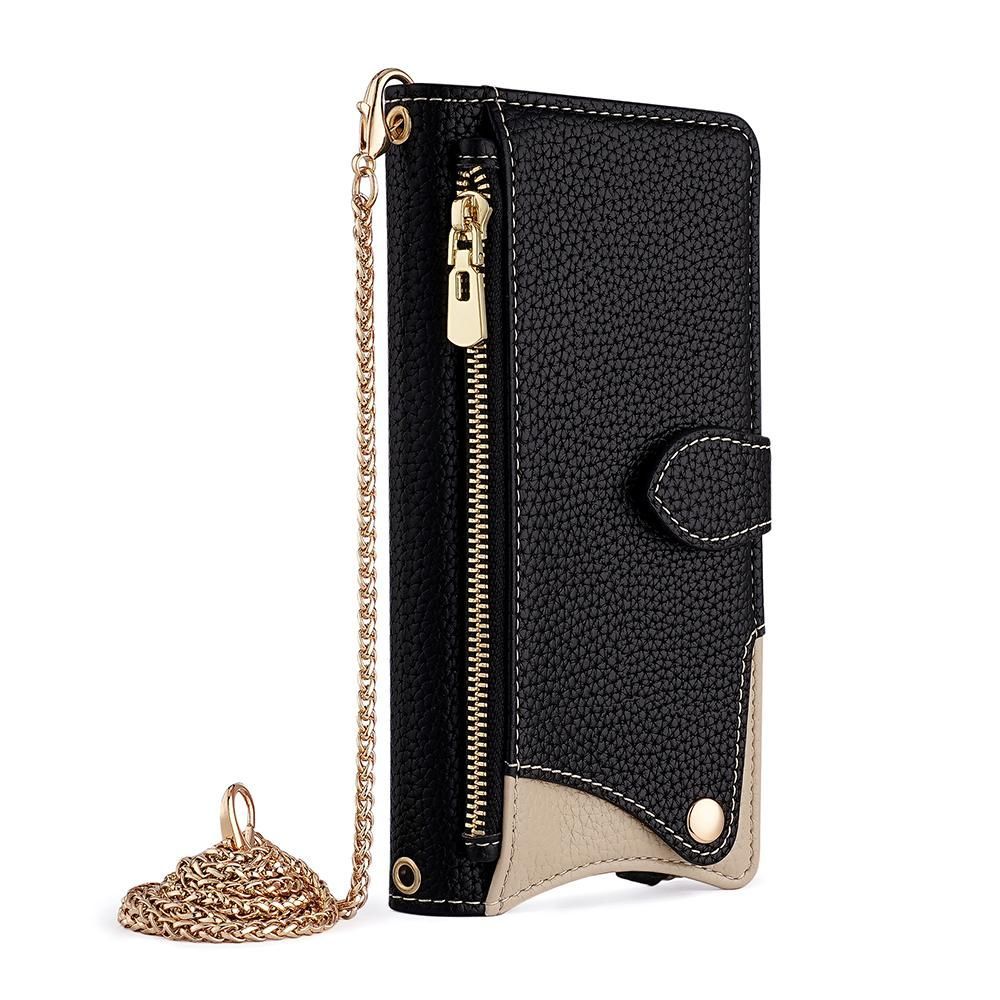 Litchi Leather Case For Huawei nova 12i / Enjoy 70 Pro