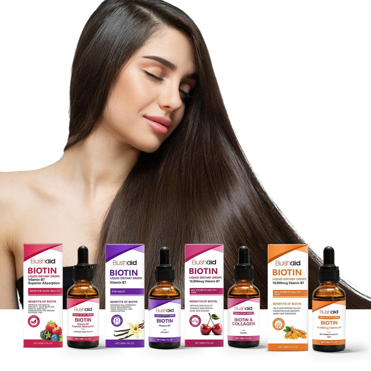 Boost Hair Growth with Biotin Drops, Body Care, Scalp Health, Natural Hair Support ,30ml