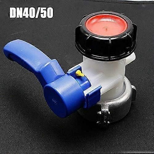 Butterfly Valve ND50 IBC Water Tank with Plastic Floating Nut 62mm Replacement S60x6 for Tank Tank_WYT