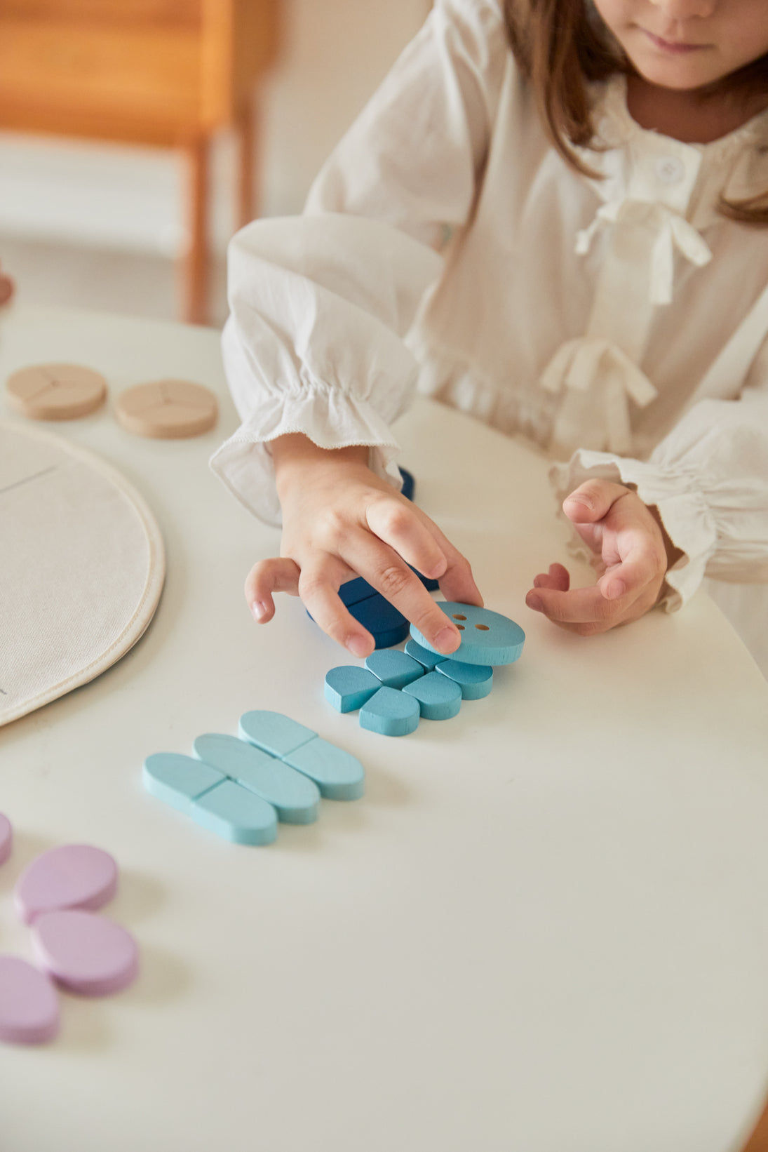 PlanToys Mandala — Wooden Pattern Building Set