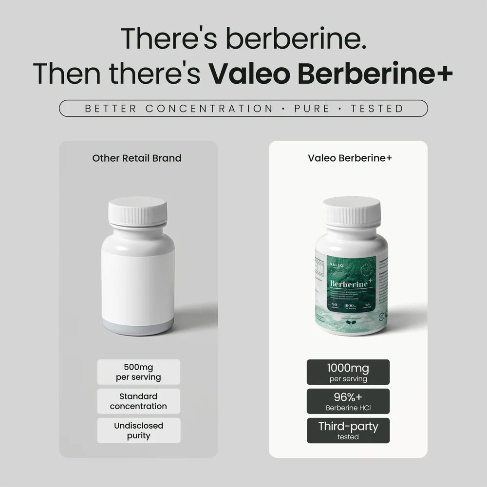 Valeo Berberine+ 1000mg 90s