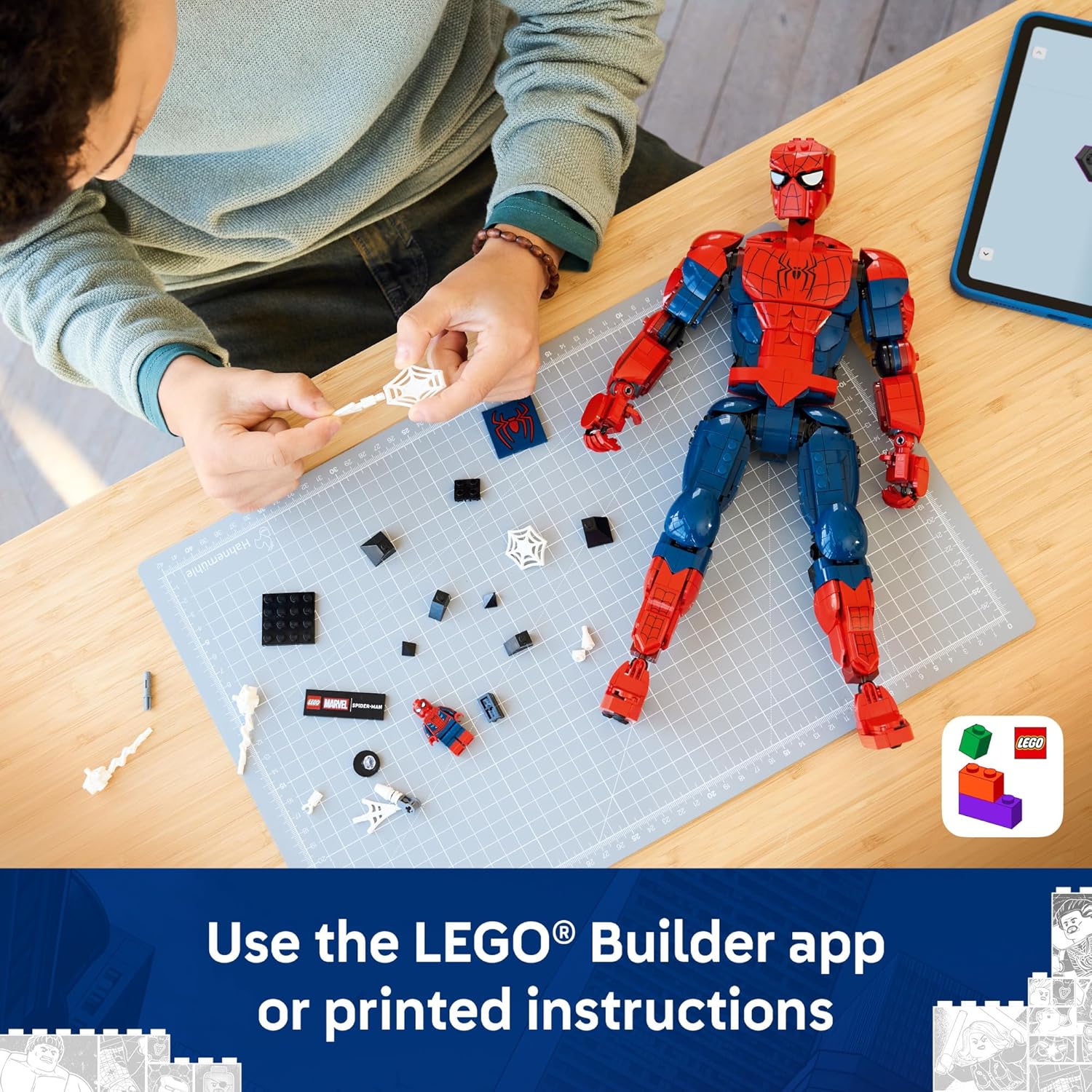LEGO Marvel Spider-Man Hero Figure, Building Set-813 Pieces, For Age 12+ Years