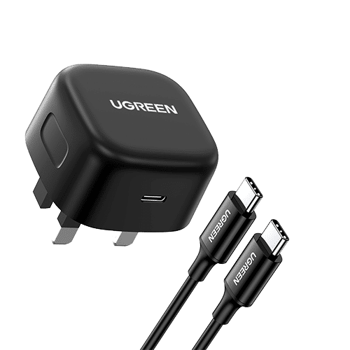 Ugreen USB-C 25W PD Charger with 2M USB-C