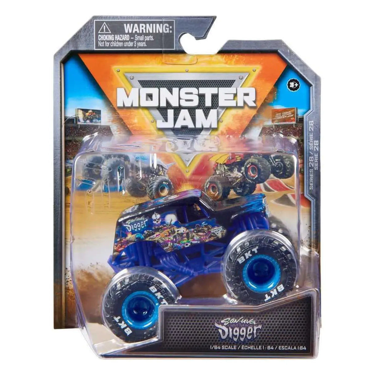 Hot Wheels Monster Jam 1:64 1 Pk Assorted