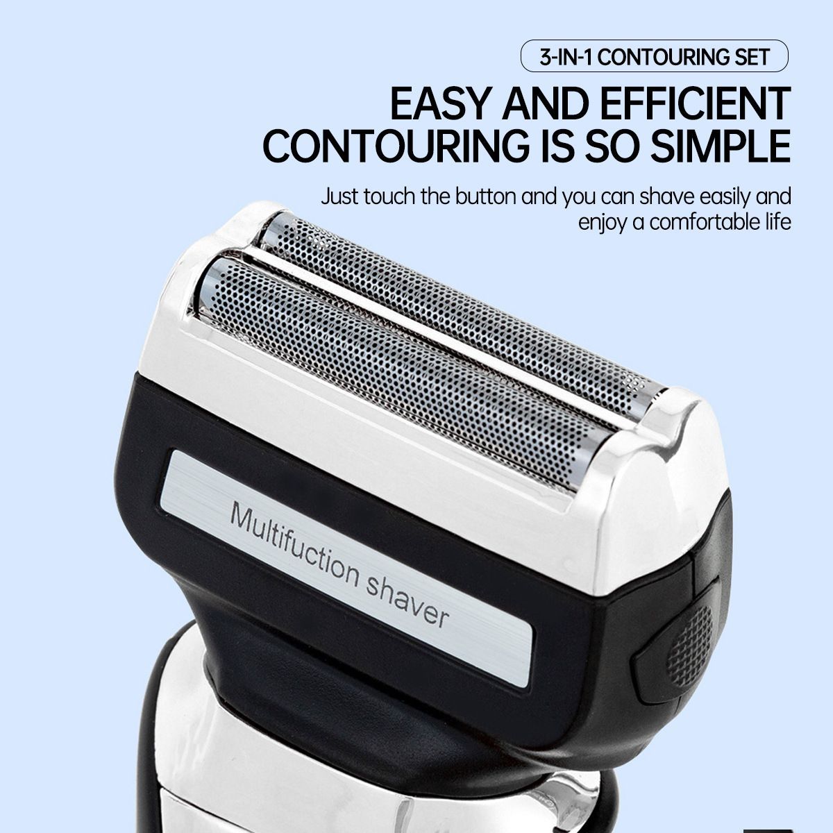 3-in-1 Shaver and Nose Hair Trimmer Kit
