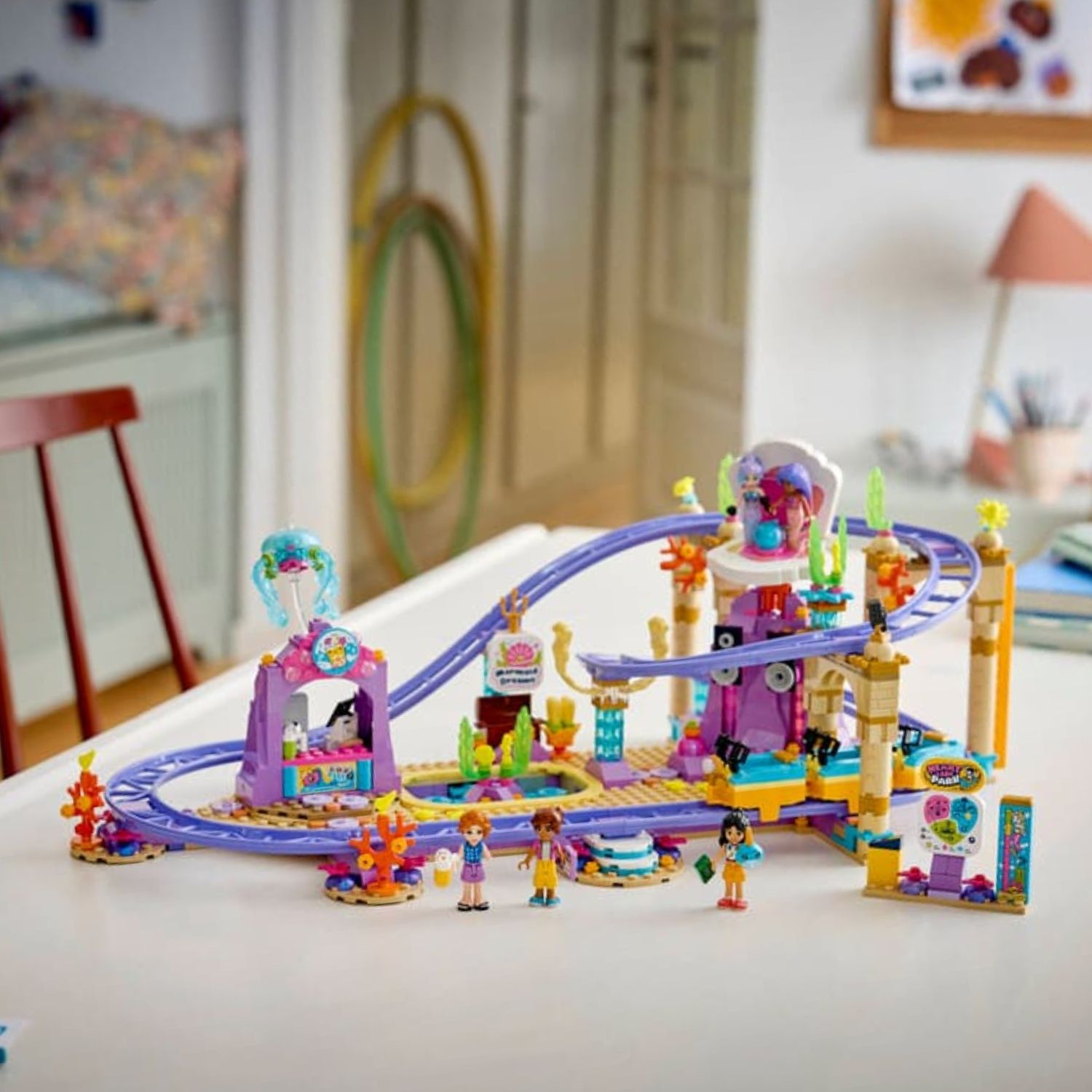 LEGO Friends 42703 Mermaid Roller Coaster Ride Building Toy Set, 864 Pieces for Girls Ages 8 Years and Above